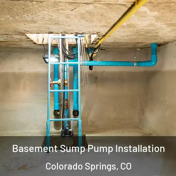  Basement Sump Pump Installation Colorado Springs, CO